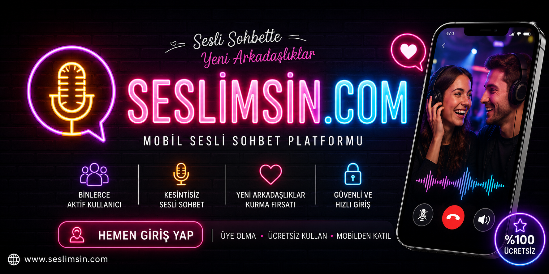 Görüntülü ve Sesli Sohbet Odaları  ( Güncel liste 2026 )